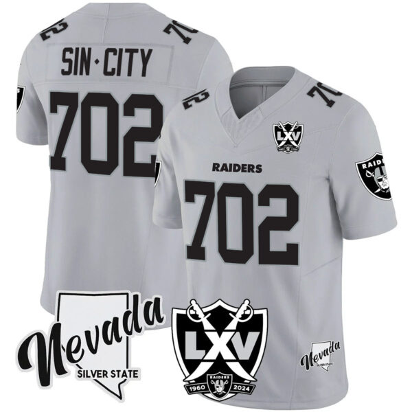 Men's Raiders 2025 Vapor Limited Jersey - 65th Anniversary V2 - All Stitched - Image 12