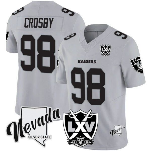 Men's Raiders 2025 Vapor Limited Jersey - 65th Anniversary V2 - All Stitched - Image 14