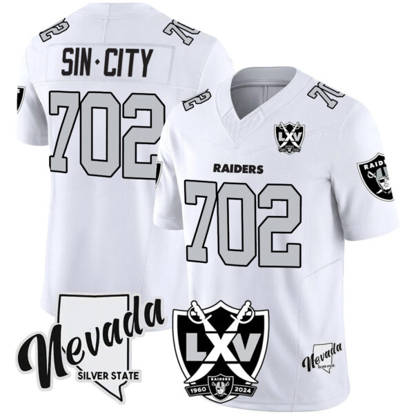 Men's Raiders 2025 Vapor Limited Jersey - 65th Anniversary V2 - All Stitched - Image 17