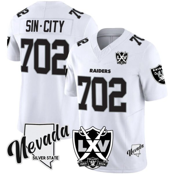 Men's Raiders 2025 Vapor Limited Jersey - 65th Anniversary V2 - All Stitched - Image 22