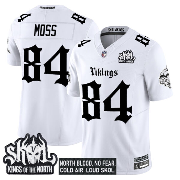 Men's Minnesota Vikings 'Gothic Norseblood Edition' Vapor Limited Jersey - All Stitched - Image 18