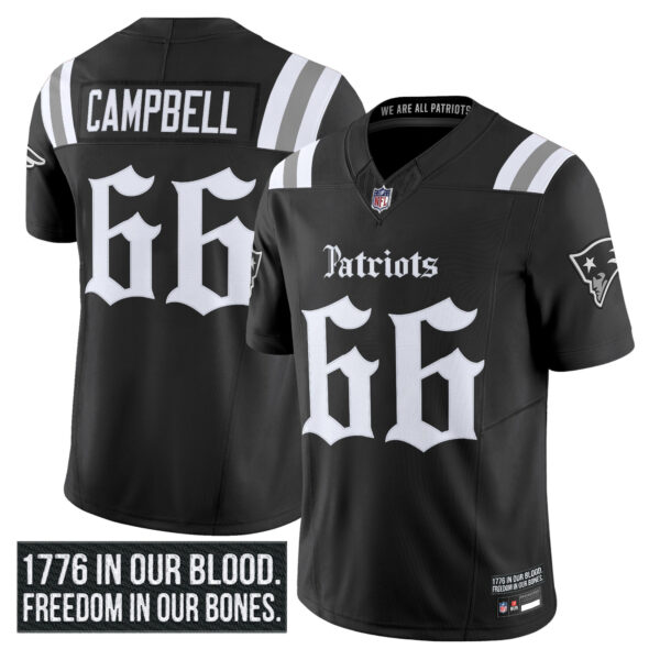 Men's New England Patriots 'Gothic Revolution Edition' Vapor Limited Jersey - All Stitched - Image 7