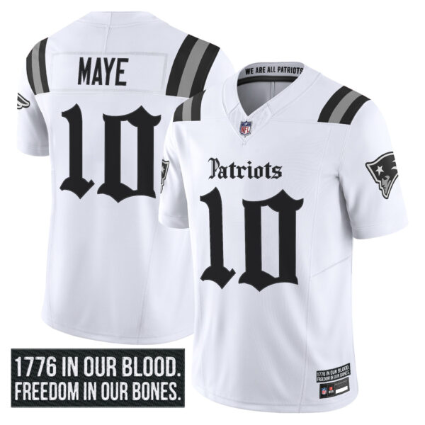 Men's New England Patriots 'Gothic Revolution Edition' Vapor Limited Jersey - All Stitched - Image 9