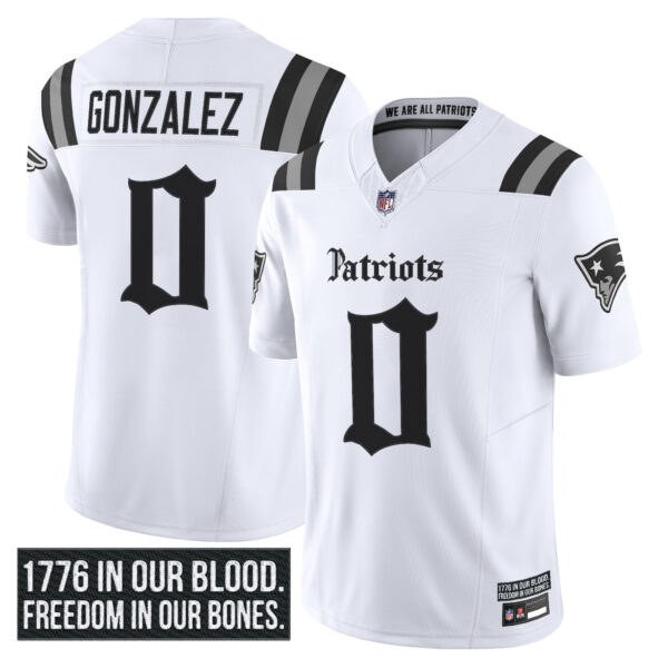 Men's New England Patriots 'Gothic Revolution Edition' Vapor Limited Jersey - All Stitched - Image 11