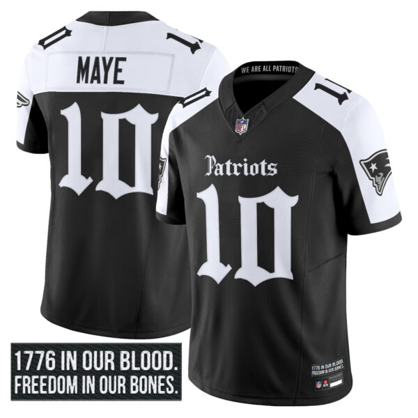 Men's New England Patriots 'Gothic Revolution Edition' Vapor Limited Jersey - All Stitched - Image 17