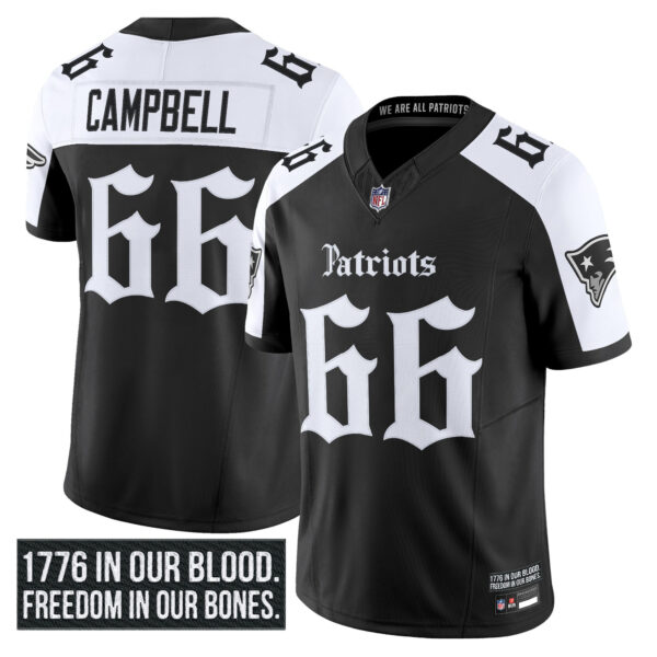 Men's New England Patriots 'Gothic Revolution Edition' Vapor Limited Jersey - All Stitched - Image 23