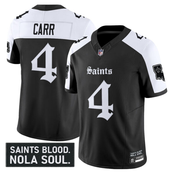 Men's New Orleans Saints 'Gothic Vieux Carré Edition' Vapor Jersey - All Stitched - Image 26