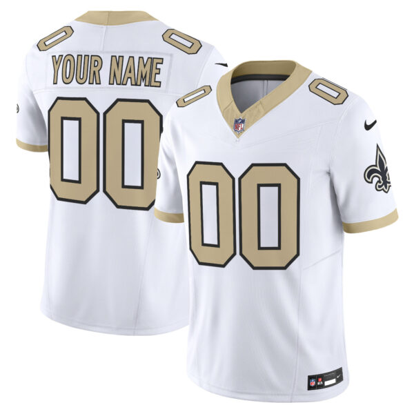 New Orleans Saints 'Gameday Golds Edition' Vapor Custom Jersey - All Stitched - Image 2