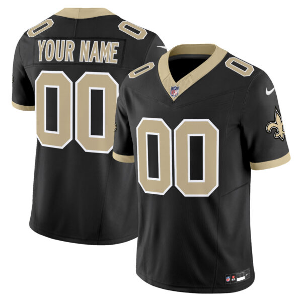 New Orleans Saints 'Gameday Golds Edition' Vapor Custom Jersey - All Stitched - Image 3