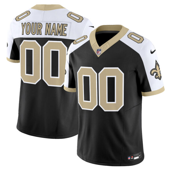 New Orleans Saints 'Gameday Golds Edition' Vapor Custom Jersey - All Stitched - Image 4