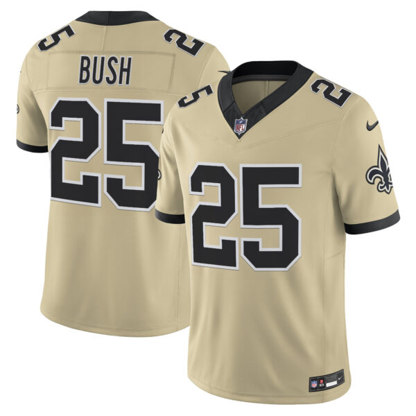 Men's New Orleans Saints 'Gameday Golds Edition' Vapor Jersey - All Stitched - Image 3