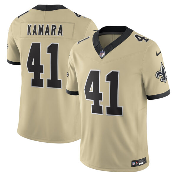 Men's New Orleans Saints 'Gameday Golds Edition' Vapor Jersey - All Stitched - Image 4