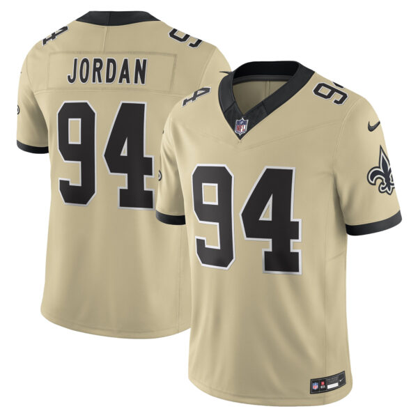 Men's New Orleans Saints 'Gameday Golds Edition' Vapor Jersey - All Stitched - Image 5