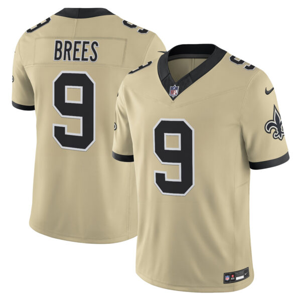 Men's New Orleans Saints 'Gameday Golds Edition' Vapor Jersey - All Stitched - Image 7
