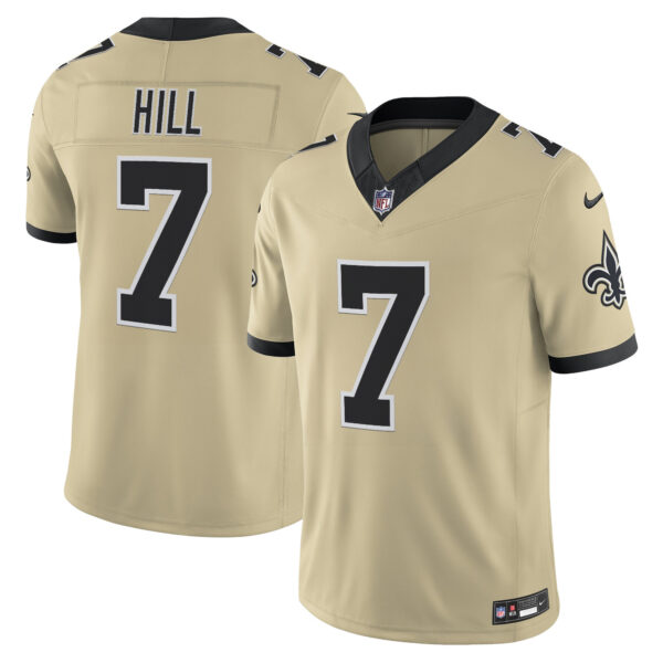 Men's New Orleans Saints 'Gameday Golds Edition' Vapor Jersey - All Stitched - Image 9