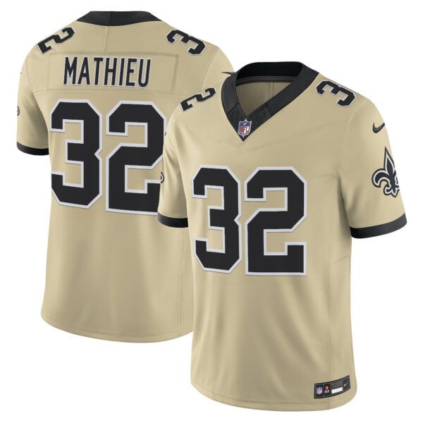 Men's New Orleans Saints 'Gameday Golds Edition' Vapor Jersey - All Stitched - Image 10