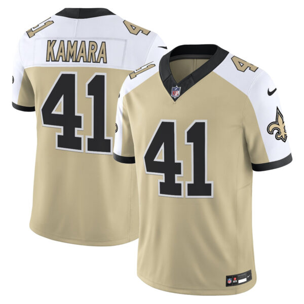 Men's New Orleans Saints 'Gameday Golds Edition' Vapor Jersey - All Stitched - Image 48