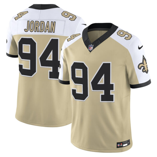 Men's New Orleans Saints 'Gameday Golds Edition' Vapor Jersey - All Stitched - Image 49