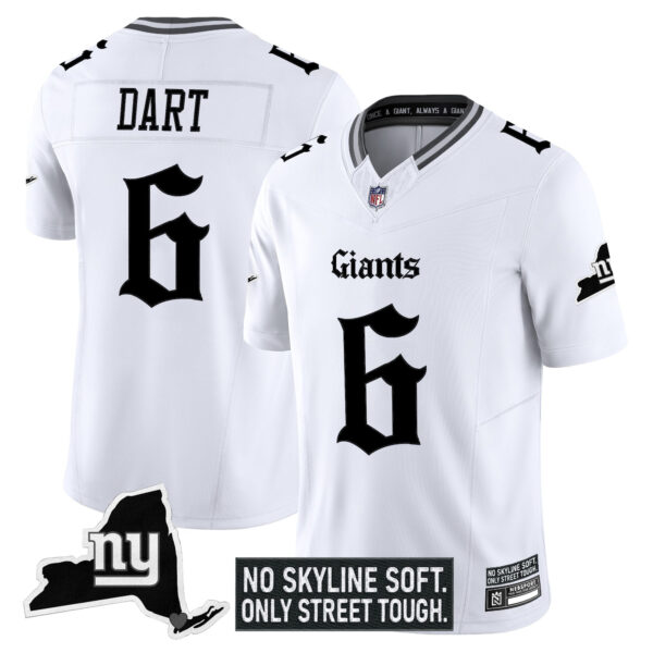 Men's New York Giants 'Gothic Gotham Edition' Vapor Limited Jersey - All Stitched - Image 11
