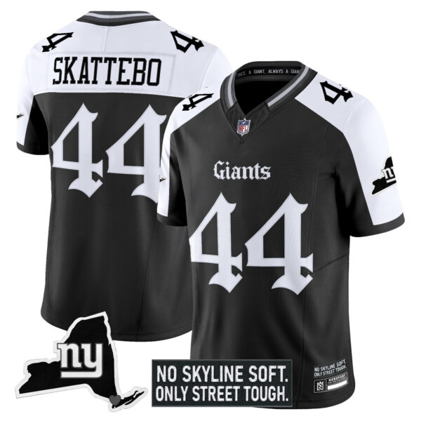 Men's New York Giants 'Gothic Gotham Edition' Vapor Limited Jersey - All Stitched - Image 17
