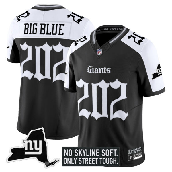 Men's New York Giants 'Gothic Gotham Edition' Vapor Limited Jersey - All Stitched - Image 18