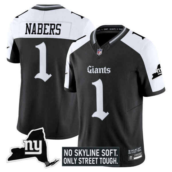 Men's New York Giants 'Gothic Gotham Edition' Vapor Limited Jersey - All Stitched - Image 21