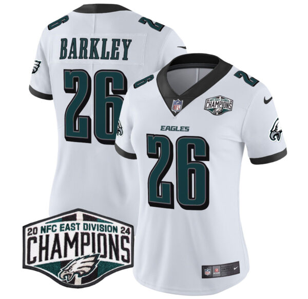 Women's Philadelphia Eagles 2024 NFC East Division Champions Vapor Limited Jersey - All Stitched - Image 9