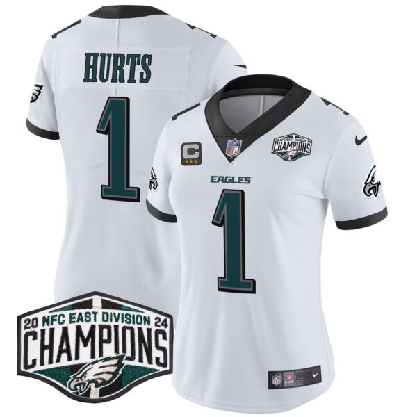 Women's Philadelphia Eagles 2024 NFC East Division Champions Vapor Limited Jersey - All Stitched - Image 11