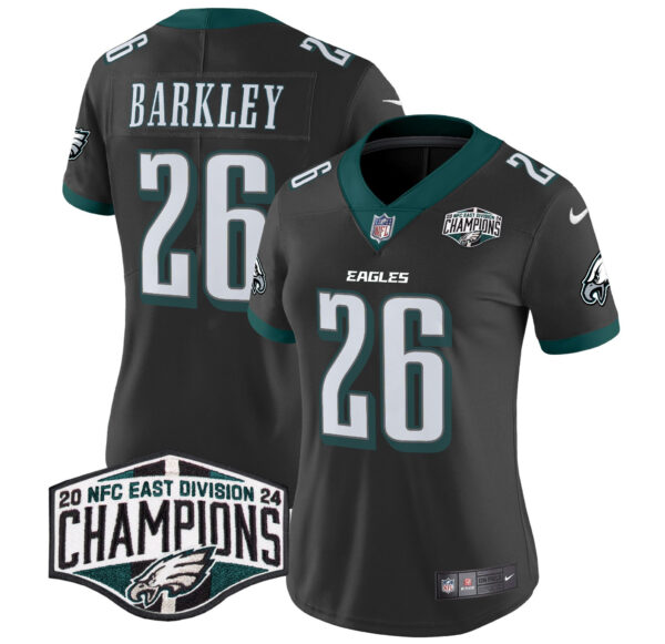Women's Philadelphia Eagles 2024 NFC East Division Champions Vapor Limited Jersey - All Stitched - Image 17
