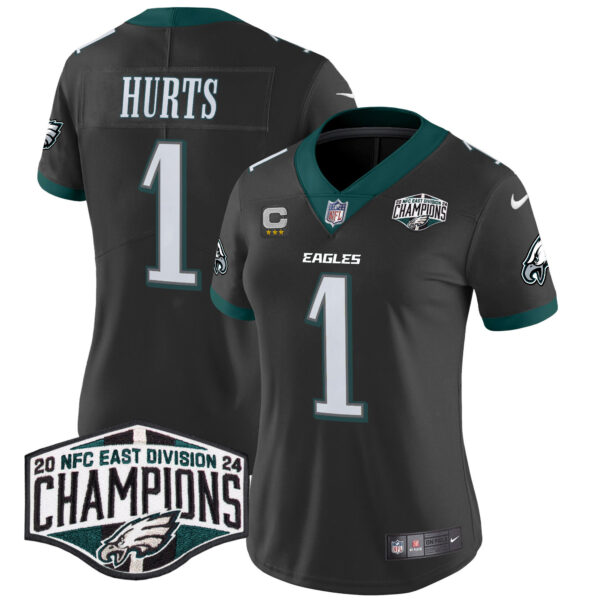 Women's Philadelphia Eagles 2024 NFC East Division Champions Vapor Limited Jersey - All Stitched - Image 19