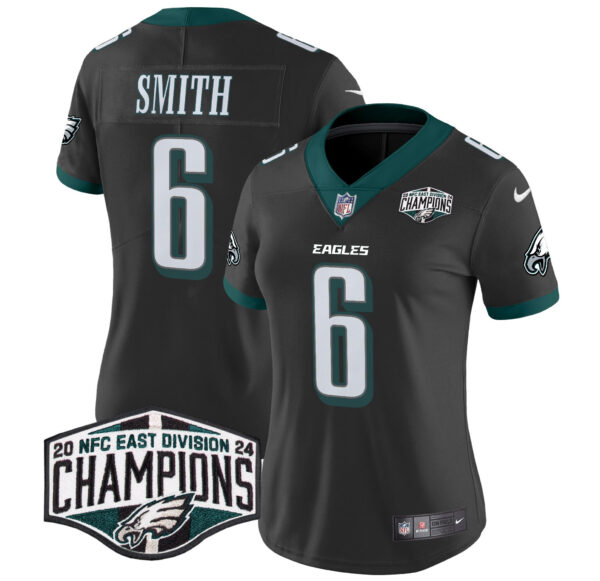 Women's Philadelphia Eagles 2024 NFC East Division Champions Vapor Limited Jersey - All Stitched - Image 21