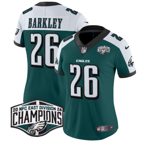 Women's Philadelphia Eagles 2024 NFC East Division Champions Vapor Limited Jersey - All Stitched - Image 25