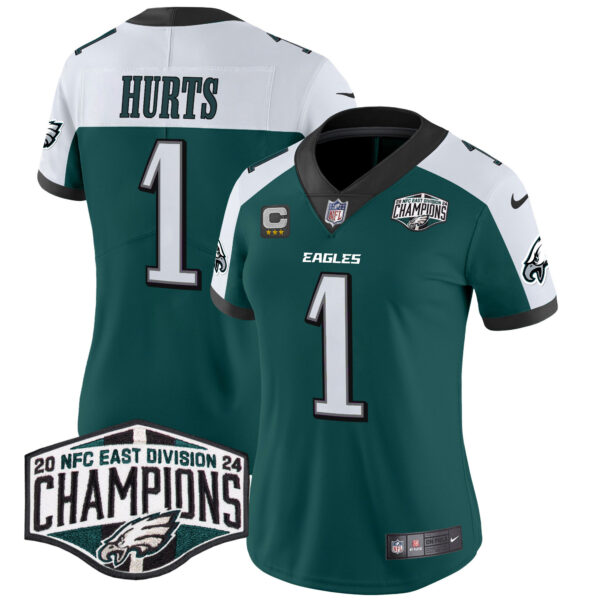 Women's Philadelphia Eagles 2024 NFC East Division Champions Vapor Limited Jersey - All Stitched - Image 27