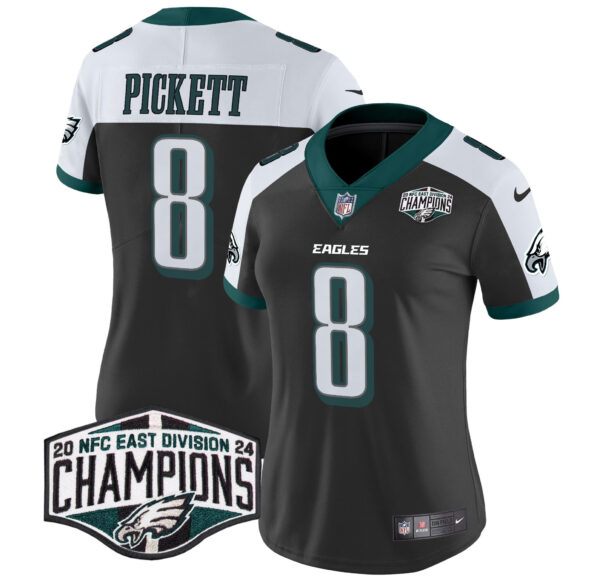 Women's Philadelphia Eagles 2024 NFC East Division Champions Vapor Limited Jersey - All Stitched - Image 34