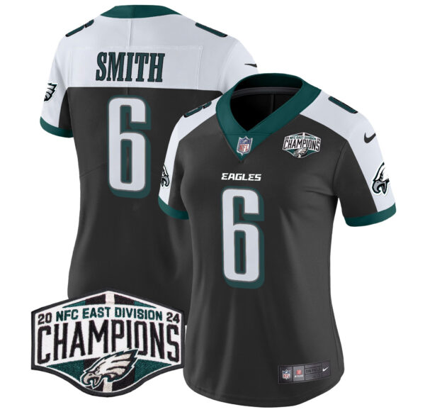 Women's Philadelphia Eagles 2024 NFC East Division Champions Vapor Limited Jersey - All Stitched - Image 37