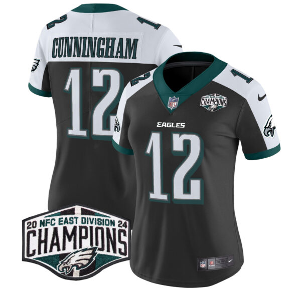 Women's Philadelphia Eagles 2024 NFC East Division Champions Vapor Limited Jersey - All Stitched - Image 38
