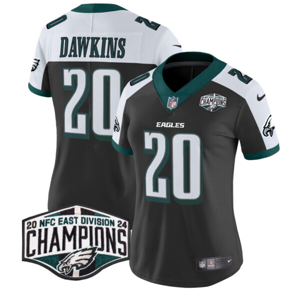 Women's Philadelphia Eagles 2024 NFC East Division Champions Vapor Limited Jersey - All Stitched - Image 40