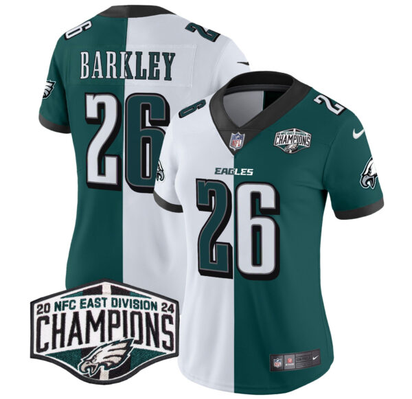 Women's Philadelphia Eagles 2024 NFC East Division Champions Vapor Limited Jersey - All Stitched - Image 41