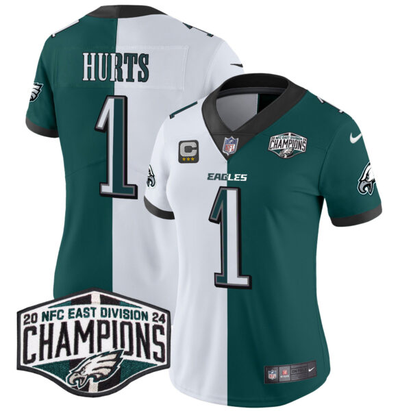 Women's Philadelphia Eagles 2024 NFC East Division Champions Vapor Limited Jersey - All Stitched - Image 43