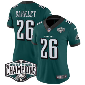 Women's Philadelphia Eagles 2024 NFC East Division Champions Vapor Limited Jersey - All Stitched