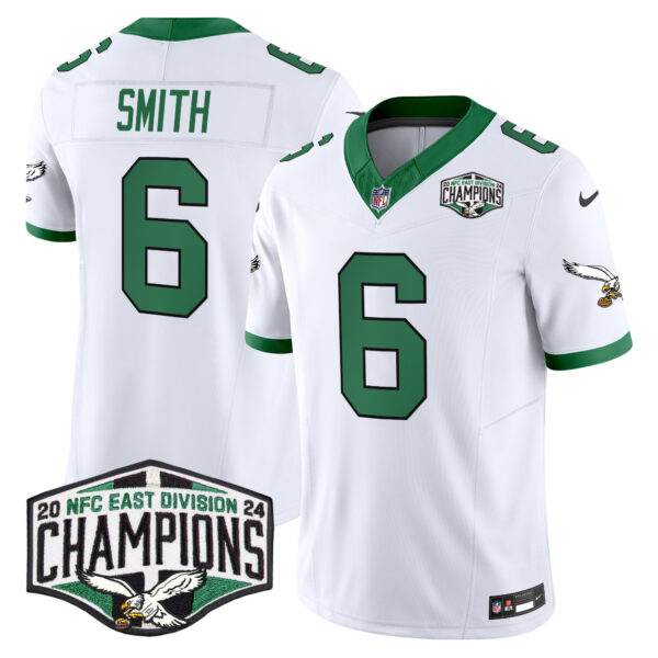 Men's Philadelphia Eagles Kelly Green 2024 NFC East Division Champions Vapor Limited Jersey - All Stitched - Image 5