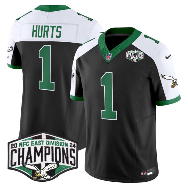 Men's Philadelphia Eagles Kelly Green 2024 NFC East Division Champions Vapor Limited Jersey - All Stitched - Image 12