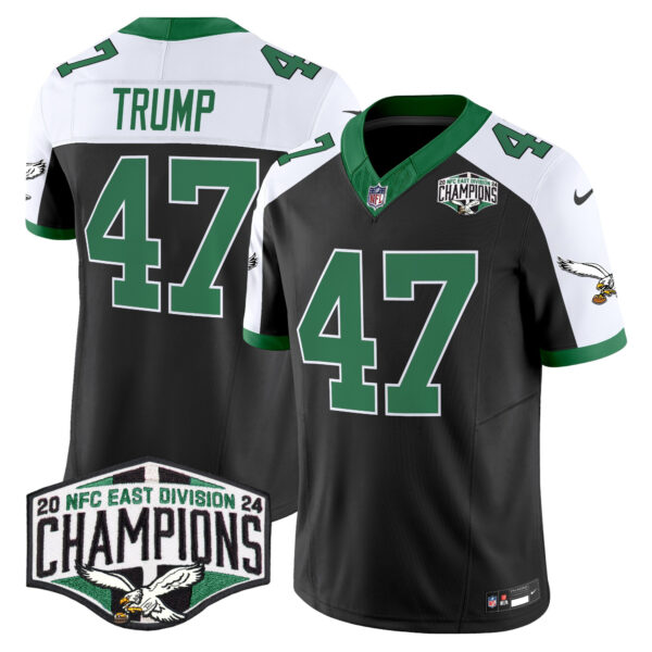 Men's Philadelphia Eagles Kelly Green 2024 NFC East Division Champions Vapor Limited Jersey - All Stitched - Image 18
