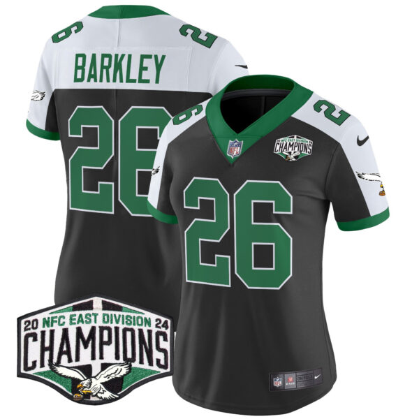 Women's Philadelphia Eagles Kelly Green 2024 NFC East Division Champions Vapor Limited Jersey - All Stitched - Image 10