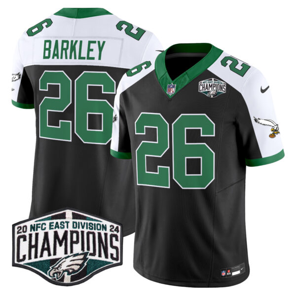 Men's Philadelphia Eagles Kelly Green 2024 NFC East Division Champions Vapor Limited Jersey V2 - All Stitched - Image 10