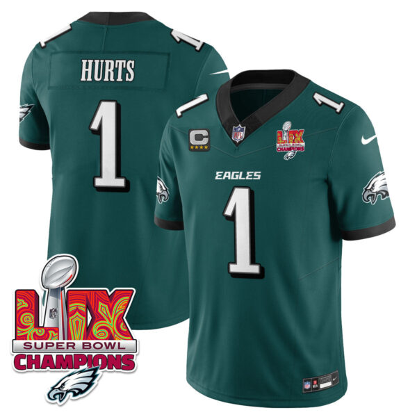 Men's Philadelphia Eagles Super Bowl LIX Champions Vapor Limited Jersey - All Stitched - Image 3