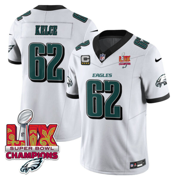 Men's Philadelphia Eagles Super Bowl LIX Champions Vapor Limited Jersey - All Stitched - Image 12