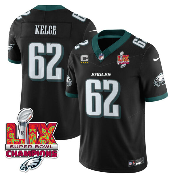 Men's Philadelphia Eagles Super Bowl LIX Champions Vapor Limited Jersey - All Stitched - Image 20