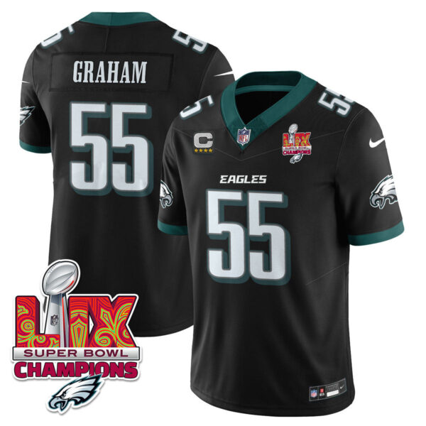 Men's Philadelphia Eagles Super Bowl LIX Champions Vapor Limited Jersey - All Stitched - Image 23