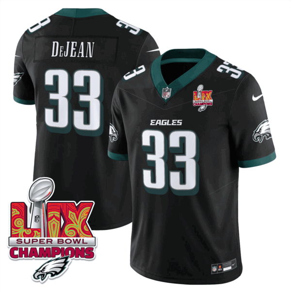 Men's Philadelphia Eagles Super Bowl LIX Champions Vapor Limited Jersey - All Stitched - Image 24